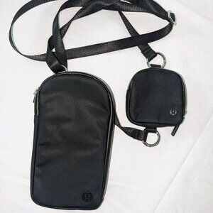 Lululemon modular phone black crossbody bag